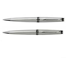 Picture of Waterman Expert II Brushed Chrome Pen and Pencil Set
