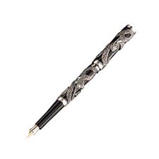 Picture of Parker Limited Edition Silver Snake Fountain Pen Medium Nib
