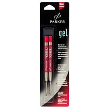 Picture of Parker Gel Roller Refills Red Medium Point ( 2  Per Card)
