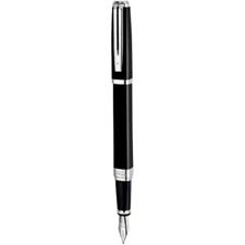 Picture of Waterman Exception Night and Day Black Silver Trims Fountain Pen Medium Nib