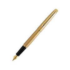 Picture of Waterman Hemisphere Stardust Gold Fountain Pen Fine Nib