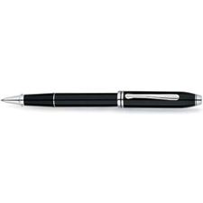 Picture of Cross Townsend Black Lacquer Rhodium Plated Selectip Rolling Ball Pen