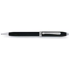 Picture of Cross Townsend Black Lacquer Rhodium Plated Ballpoint Pen