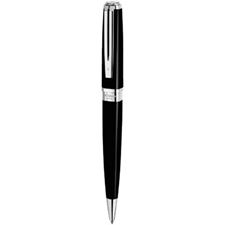 Picture of Waterman Exception Slim Black Silver Trim Ballpoint Pen