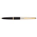 Picture of Parker 45 Black Gold Trim with Dome Fountain Pen Medium Nib