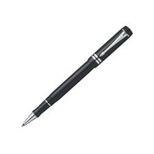 Picture of Parker Duofold Black Platinum Trim Rollerball Pen