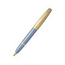 Picture of Parker 100 Diamond Blue Gold Trim Roller Ball Pen
