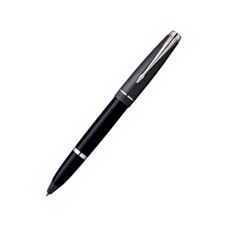 Picture of Parker 100 Cobalt Black Silver Trim  Roller Ball Pen