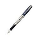 Picture of Parker Sonnet Special Edition Silver and Blue Fountain Pen Fine Nib