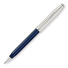 Picture of Cross Century II Sterling Silver Translucent Blue Lacquer Ball-Point Pen