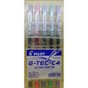 Picture of Pilot G-TEC-C4 Ultra Fine Pens 5 Assorted Colors