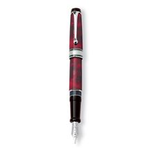 Picture of Aurora Optima Auroloide  Burgundy with Chrome Trim Fountain Pen