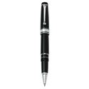 Picture of Aurora Optima Resin Black with Chrome Plated Trim Rollerball Pen