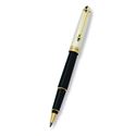 Picture of Aurora 88 Ottantotto Sterling Silver Cap and Black Barrel Rollerball Pen