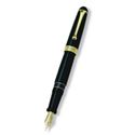 Picture of Aurora 88 Ottantotto Gold Plated Black Resin Large Fountain Pen