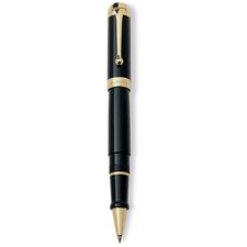 Picture of Aurora Talentum Classic Black with Gold Trim Rollerball Pen