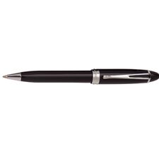 Picture of Aurora Ipsilon Deluxe Black with Chrome Trim Ballpoint Pen