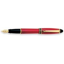 Picture of Aurora Ipsilon Resin Red Fountain Pen Fine Nib