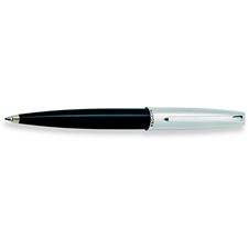 Picture of Aurora Style Black Barrel with Chrome Cap Ballpoint Pen