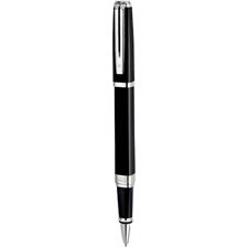 Picture of Waterman Exception Night and Day Black Silver Trims Rollerball Pen