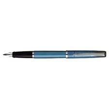 Parker Latitude Fountain Pen Slate Blue Medium Nib New In Box Product