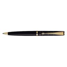 Picture of Parker Latitiude Silky Black Gold Trim Ballpoint Pen