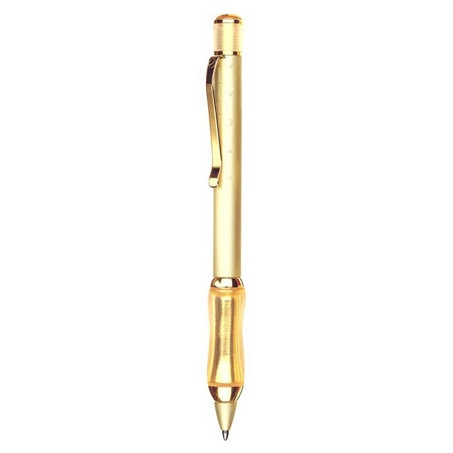 Sensa Designer Champagne and Gold Gel Pen-Montgomery Pens Fountain Pen  Store 212 420 1312