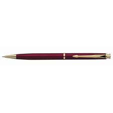 Picture of Parker Insignia Satin Burgundy  Gold Trim Mechanical Pencil