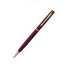 Picture of Parker Insignia Satin Burgundy Gold Trim Ballpoint Pen