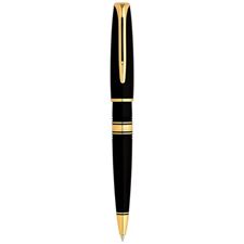 Picture of Waterman Charleston Black Gold Trim Ballpoint Pen  	