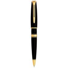 Picture of Waterman Charleston Black Gold Trim Ballpoint Pen