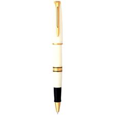 Picture of Waterman Charleston Ivory Gold Trim Rollerball Pen
