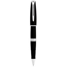 Picture of Waterman Charleston Black Chrome Trim Rollerball Pen