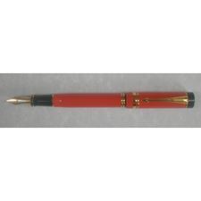 Picture of Parker Duofold Special Edition Orange Cenntennial Fountain Pen Fine Oblique Nib