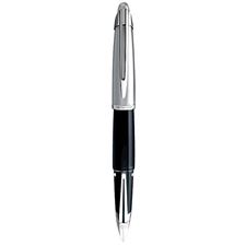 Picture of Waterman Edson Diamond Black Fountain Pen Fine Nib