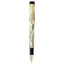 Picture of Parker Duofold Pearl and Black Centennial Fountain Pen Medium Nib