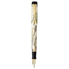Picture of Parker Duofold Pearl and Black Centennial Fountain Pen Medium Nib