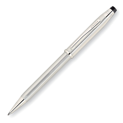 Cross Townsend Sterling Silver Ballpoint Pen Made In USA-Montgomery Pens  Fountain Pen Store 212 420 1312