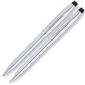 Picture of Cross Century II Lustrous Chrome Ballpoint Pen and 0.7mm Pencil Set