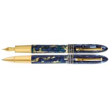 Picture of OMAS Limited Edition 360 Lucens Gold Fountain and Rollerball Set