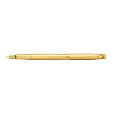 Picture of Caran dAche Jewellery Madison 18kt Yellow Gold Fountain Pen - 10 Diamonds
