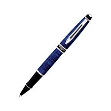 Picture of Waterman Expert II Dune Blue Chrome Trim Rollerball Pen