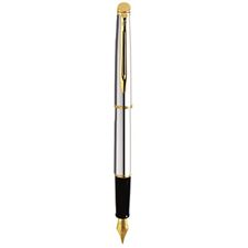 Picture of Waterman Hemisphere Starlight Gold Trim Fountain Pen Medium Nib