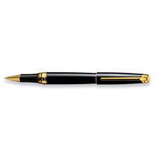 Picture of Caran dAche Leman Ebony Black Gold Roller Ball Pen