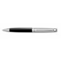 Picture of Caran dAche Leman Bicolor Black Silver Plated Ballpoint Pen