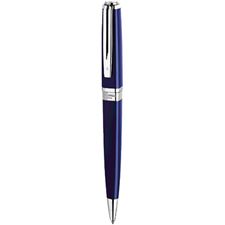 Picture of Waterman Exception Slim Blue Silver Trim Ballpoint Pen