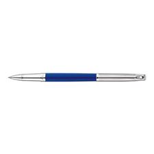 Picture of Caran dAche Madison Bicolor Blue Silver Plated Roller Ball Pen