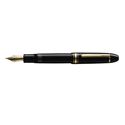 Picture of Montblanc Meisterstuck Gold Trim Black Resin 149 Fountain Pen Medium Nib With Ink Bottle