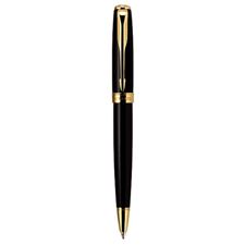 Picture of Parker Sonnet Mini Black Lacquer Gold Trim Ballpoint Pen