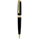 Picture of Waterman Exception Slim Black Gold Trim Ballpoint Pen